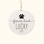 Personalized Pet Memorial Ceramic Ornament Loss of Pet Gifts