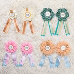 Personalisierte Boho Baby Shower Schärpe und Pin