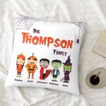 Personalizzato Halloween Cute Ghost Family Cuscino copriletto