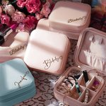 Personalised PU Leather Jewellery Box Bachelorette Party Gifts for Bride