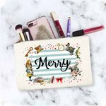 Sac Cosmétique Personnalisé avec Nom en Pays des Rêves Cadeau Anniversaire Mariage pour Femmes