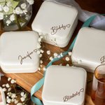 Personalised PU Leather Jewellery Box Bachelorette Party Gifts for Bride