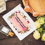 Sac Cosmétique Personnalisé avec Nom en Pays des Rêves Cadeau Anniversaire Mariage pour Femmes