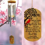 Personalised Cardinal Memorial Wind Chime Sympathy Gifts