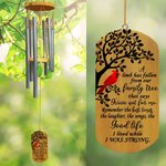 Personalised Cardinal Memorial Wind Chime Sympathy Gifts