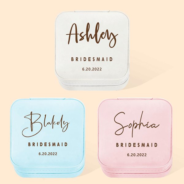 PU Leather Jewelry Box Organizer