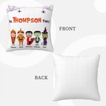 Personalizzato Halloween Cute Ghost Family Cuscino copriletto