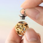 Personalisierte Schmetterling Medaillon Urne Halskette Haustier Urne menschliche Asche Gedenkschmuck