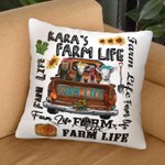 Housse d'oreiller pour coussin Farm Life personnalisée