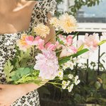 Personalized Family Member Birth Flower Artificial Bouquet