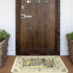 Personalized Classic Winnie The Pooh Family Name Doormat