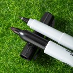 Herramienta de alineación de líneas de bolas de golf de TPU renovable personalizada con 2 marcadores