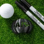 Herramienta de alineación de líneas de bolas de golf de TPU renovable personalizada con 2 marcadores