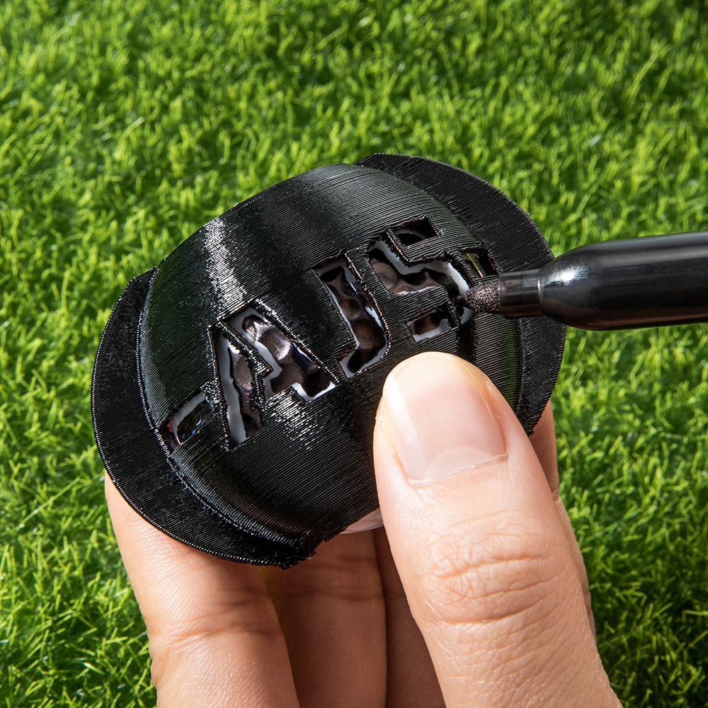 Personalized Renewable TPU Golf Ball Line Marking Alignment Tool with 2