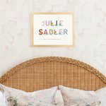 Personalized A to Z of Emotions Children's Name Print