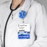 Set di distintivi personalizzati Glitter EMS Star of Life Bandiera USA Regalo per paramedici EMTs Primi soccorritori