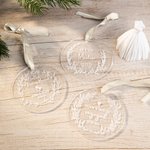 Personalised Christmas Memorial Ornament for Couple Wedding Engagement Married Gift