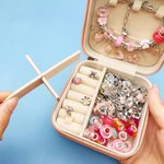 Personalized Fantasy Unicorn and Mermaid PU Leather Jewelry Box