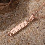 Personalised Egypt Cartouche Name Necklace Hieroglyph Egypt Necklace Christmas Gift for Family Friend