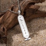 Personalised Egypt Cartouche Name Necklace Hieroglyph Egypt Necklace Christmas Gift for Family Friend