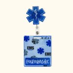 Set di distintivi personalizzati Glitter EMS Star of Life Bandiera USA Regalo per paramedici EMTs Primi soccorritori