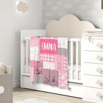 Personalized Classic Winnie the Pooh Theme Kid's Blanket with Name for Baby Shower Birthday Children's Day