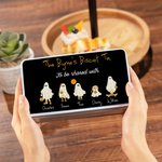 Boîte à Biscuits en Métal Personnalisée avec Titre 1-6 Noms et Fantômes Cadeau Halloween pour Famille Enfant