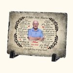 Personlig minnesskifferprydnad Ett brev från himlen