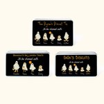 Boîte à Biscuits en Métal Personnalisée avec Titre 1-6 Noms et Fantômes Cadeau Halloween pour Famille Enfant