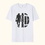 T-shirt de football personnalisé Nom pour homme Cadeau