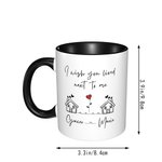 Personalized I Wish You Lived Next To Me Long Distance Mug with Name Gift for Friend Lover Neighbor Valentine's Day Housewarming Christmas