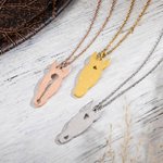 Personalisierte Pferdekopf Silhouette Halskette Geburtstag Erinnerung Geschenk für Pferdeliebhaber