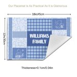 Personalized Classic Winnie The Pooh Non Slip Kids Dinner Placemats