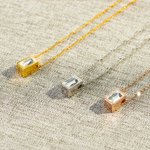 Gepersonaliseerde Gegraveerde Mini Urn Ketting voor As Herdenking Crematie Sieraden