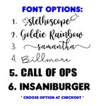 Gepersonaliseerde verpleegster Fanny Pack verpleegkundige organisator tas met Tape houder medische tailleband