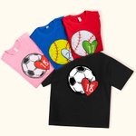 Camiseta personalizada Fútbol Baloncesto Béisbol Pelota Corazón con Número para Amante del Deporte