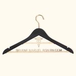 Personalized Star of Life Wood Coat Hanger with Text Gift for Nurse Doctor Medical Student Staff