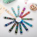 Personalizzato Dinosauro Fantasia Unicorno Farfalla Veicolo Bracciale identificativo di allarme medico in silicone regolabile con testo inciso Regalo 