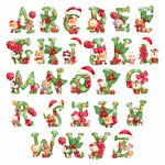 Sac à Cordon en Lin Personnalisé avec Nom Motif Animal Bonhomme en Pain d'Épices Cadeaux de Fête Noël pour Emballage