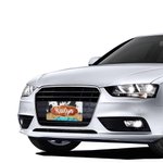 Personalisierte Aluminium Türkis und Kuhfell Glitter Dekorative Nummernschild