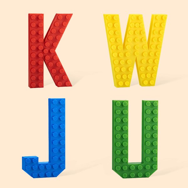 Lettres personnalisées pour le nom de la chambre à coucher