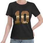 T-shirt Personnalisé avec Numéro et Nom de Football Baseball Rugby Volley-ball Cadeau d'Anniversaire pour Femme Amoureux de Sport