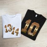 T-shirt Personnalisé avec Numéro et Nom de Football Baseball Rugby Volley-ball Cadeau d'Anniversaire pour Femme Amoureux de Sport