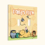 Personalized Classic Winnie the Pooh Light Switch Plate Cover