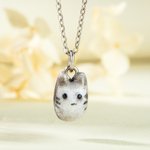 Personalized Cute Enamel Tiny 1-9 Cats Necklace Birthday Anniversary Gift for Her