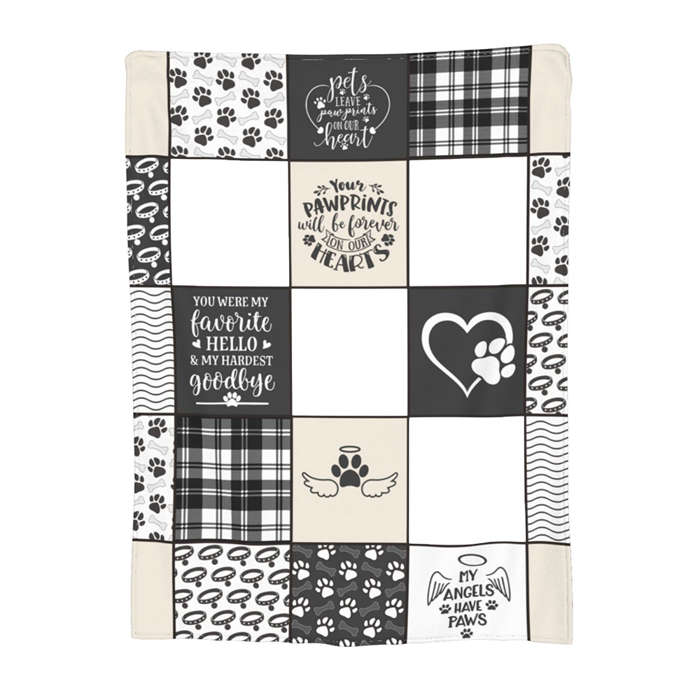 Personalized Pet Dog Cat Blanket with Photos and Name Gift for Pet