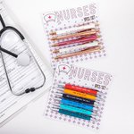 Personalized Funny Nurses Pen Set with Custom Name Set of 5 Pcs 6 Pcs