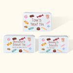 Personalised Sweet Treat Tin for Family Children Grandparents Gift