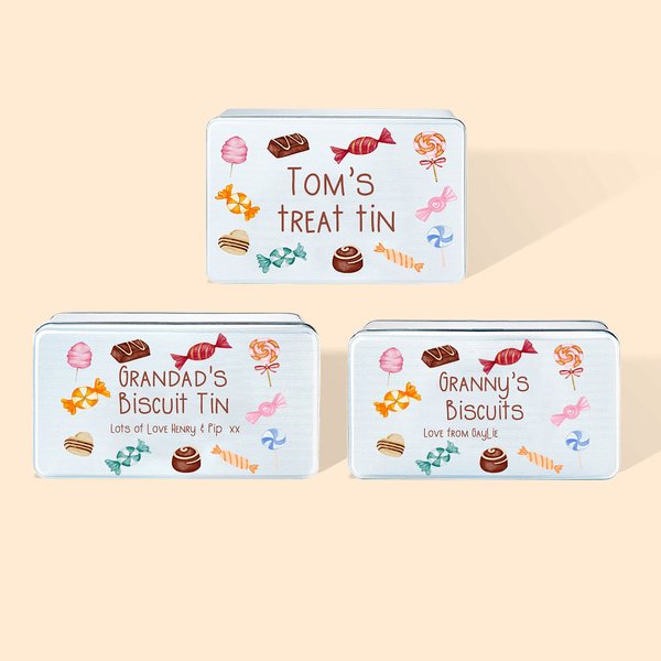Sweet Treat Tin Family Children Grandparents