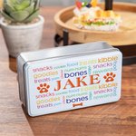 Personalisierte Hund Haustier behandeln Lagerung Container